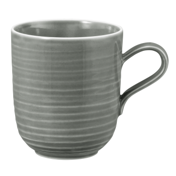 Becher mit Henkel 0,40 l Terra Perlgrau uni