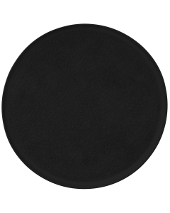 Platte rund 37,5 cm Vollrelief Nori Bisquit schwarz