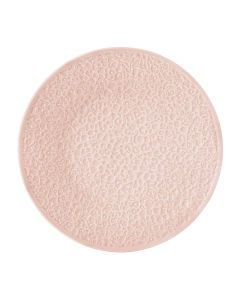 Teller flach 28 cm Vollrelief Nori Ros&eacute; uni