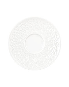 Kombi-Untere rd gro&szlig; 16,5cm Relief breit Nori wei&szlig; uni