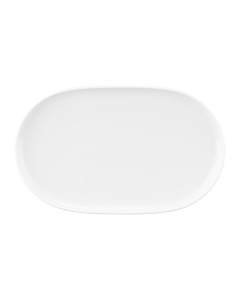 Teller/Platte oval 33x20 cm Sento wei&szlig; uni
