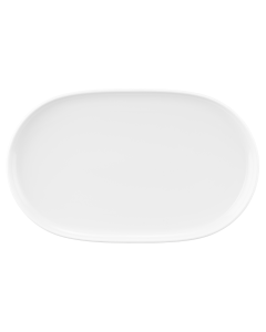 Teller/Platte oval 38x24 cm Sento wei&szlig; uni